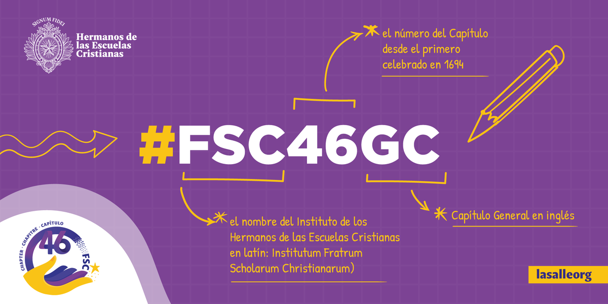 lasalleorg's tweet photo. May  | mai | mayo | 2022 => 46th General Chapter | 46eme Chapitre général | 46° Capítulo General | INFO => https://t.co/OHE8iL6bXF #DLSBrothers #FSC46GC https://t.co/hMy5Alfm4j