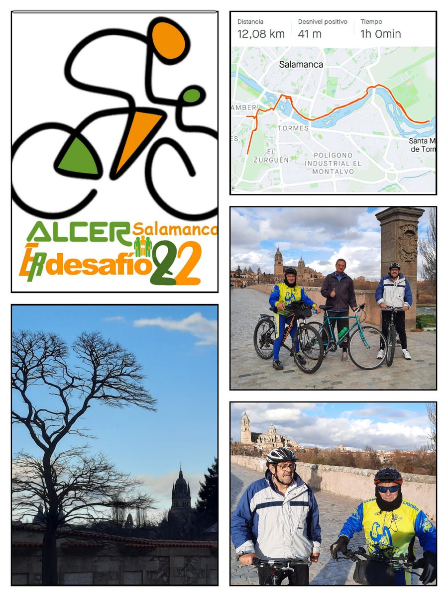 🚴 Empezamos con los #entrenos para el #Reto de personas con #EnfermedadRenal en #bicicleta.

<a href="/aytoSalamanca/">Ayuntamiento Salamanca</a> <a href="/AytoSantaMarta/">Ayto. de Santa Marta</a> <a href="/aytoalbatormes/">Ayuntamiento de Alba de Tormes</a> <a href="/ebikeshervas/">e-Bikes Hervás</a> #CoordinaciónTrasplantesCyL, <a href="/grupoandres/">Neumáticos Andres</a> <a href="/sanjeronimoalba/">San Jeronimo</a>