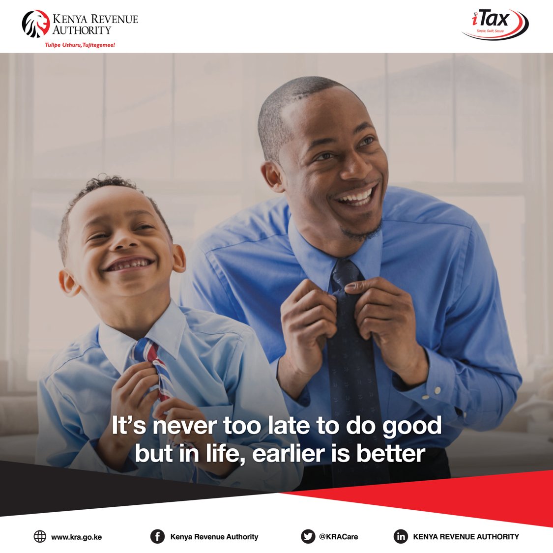 KRACare's tweet photo. A few months to go until the deadline for filing your 2021 tax returns, but it is not too late to start filing your tax returns.
Get started today via the iTax portal https://t.co/MvWiccdyQv
#EarlierIsBetter https://t.co/SfLXZPUVoZ