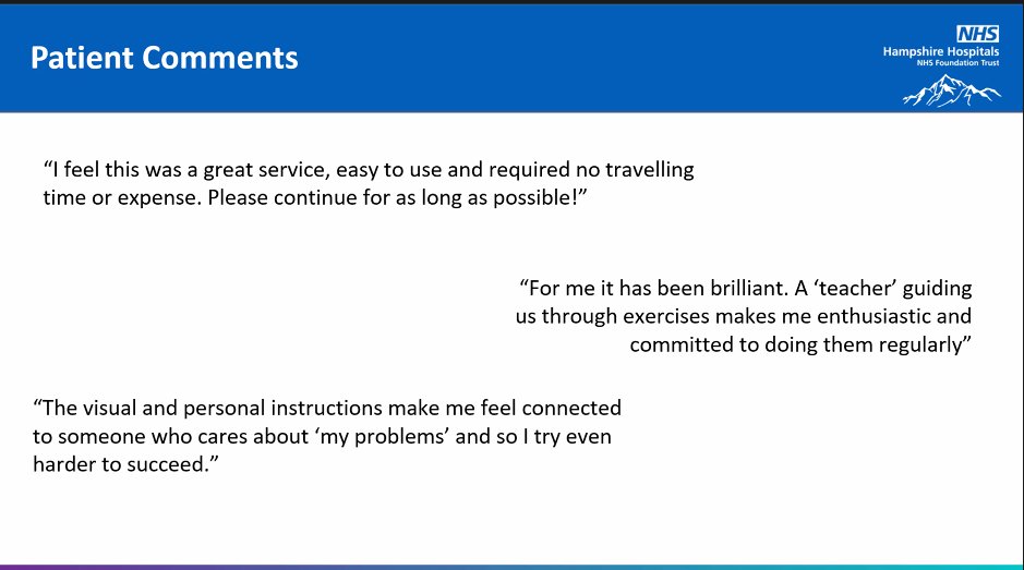 HHFT_Improve's tweet photo. Patient Feedback https://t.co/MvcWd18hUa