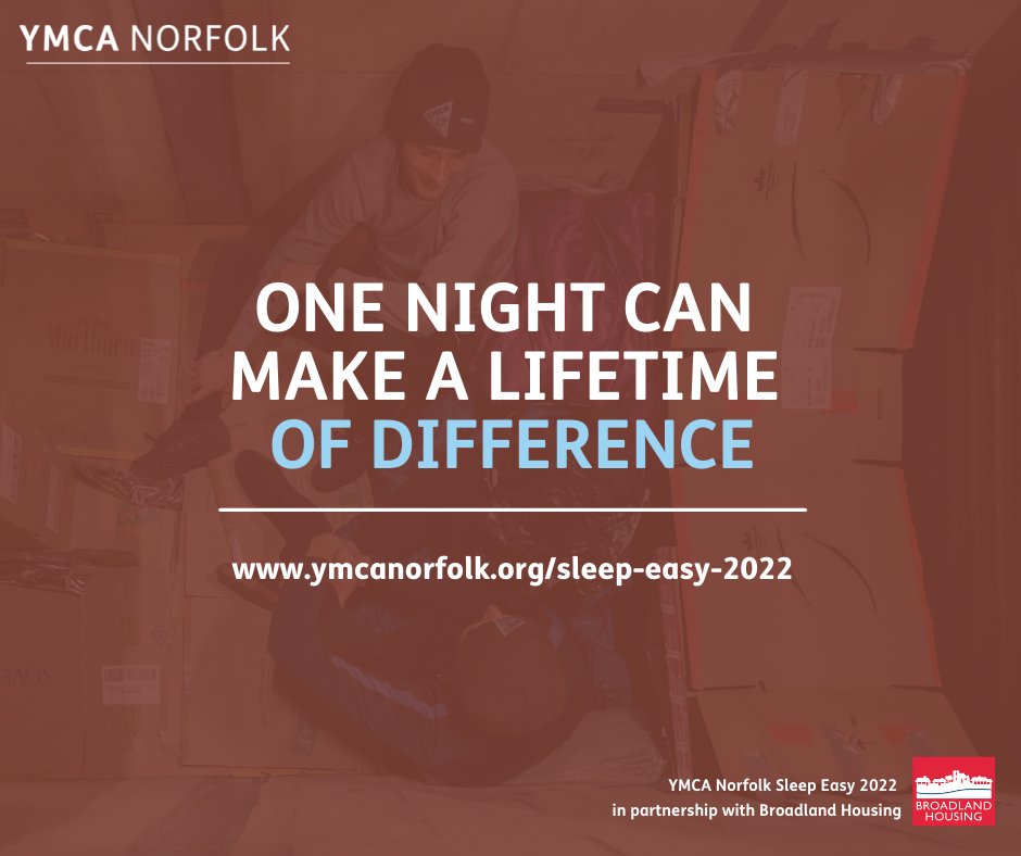 BroadlandHsg's tweet photo. @YMCANorfolk #YMCASleepEasy is Tonight! 

➡️https://t.co/y7PEEVn5MH to sponsor the 10 members of the Broadland team who will be sleeping out

Lets make a difference to a homeless young person https://t.co/XXlJriVeLF