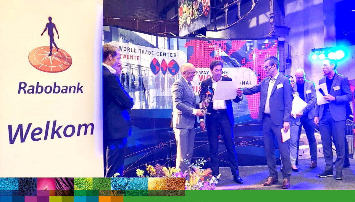 ColubrisCleante's tweet photo. Yesterday, we received the World Trade Center Export Award 2022. Very proud at all our agents, business partners and all of us at Colubris Cleantech.
#ColubrisCleantech #ExportAward #WorldTradeCenter #Rabobank https://t.co/pXOeb7Q6KK