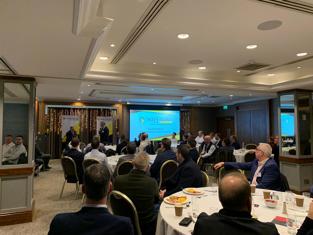 annaconnorevent's tweet photo. Another day, another successful event delivered by the team at #AnnaConnorEvents! The #SaffronBF networking breakfast this morning, with guest speaker Gareth Graham from Oakland Holdings, was attended by over 120 guests at @themalonehotel. #ACE #BelfastEvents #BusinessEvents https://t.co/qSJFXJ93k8
