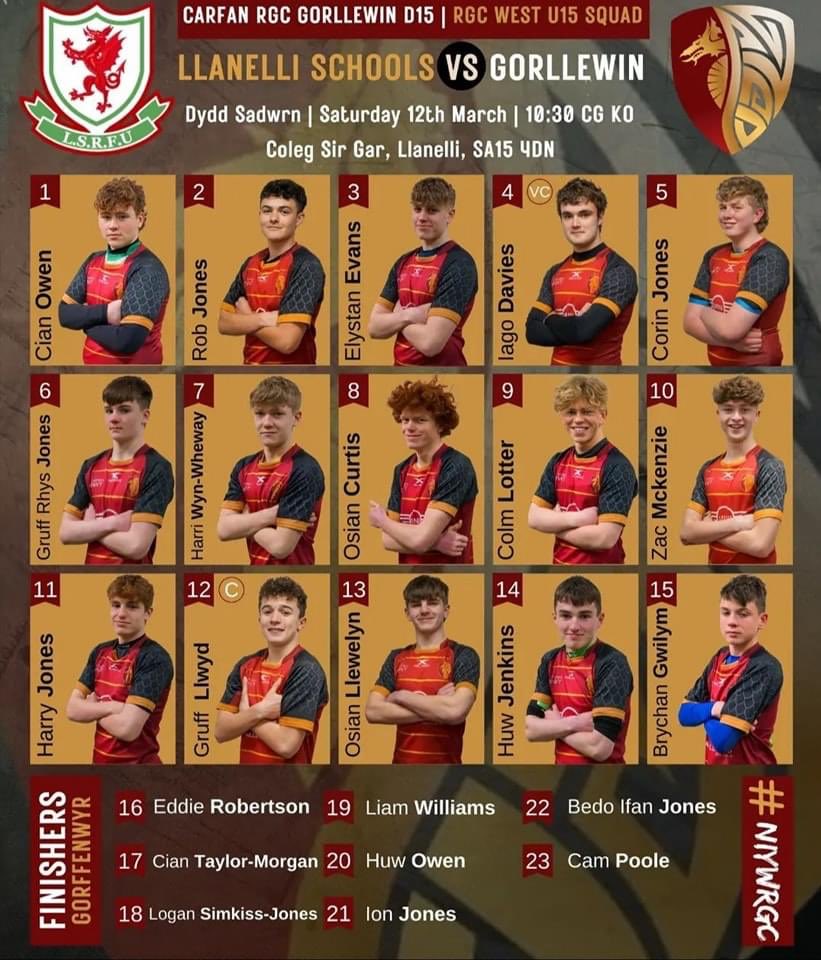 agcreuddyn's tweet photo. Pob lwc i Harry Jones o flwyddyn  10 @ysgolycreuddyn @swyddoghwb sydd yn teithio gyda tim dan 15 dros y penwythnos
🏉🏉 https://t.co/MpQyrrxiKh