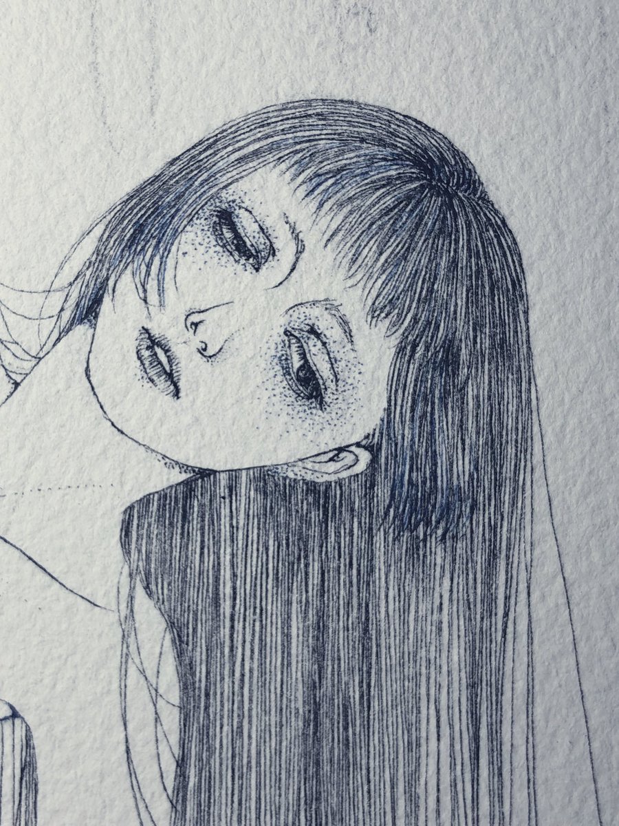 今日はこれにて
#ペン画 #丸ペン #絵 #制作過程 #art #illustration #drawing #wip