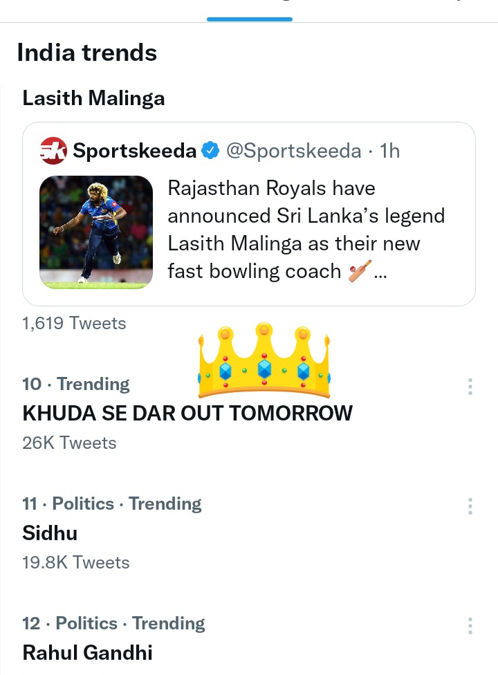 IamRealNick_'s tweet photo. 26K Tweets done &amp; Still trending at No 10  

 boost your speed guy's &amp; Let's bring tagline Top 5 ASAP  !! 

KHUDA SE DAR OUT TOMORROW https://t.co/enDkPgKMrA