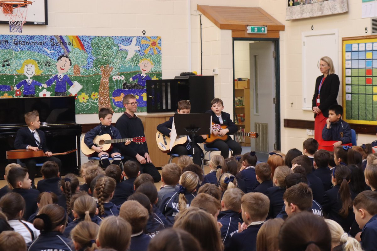 KirkhamGrammar's tweet photo. During this morning's assembly, Mr Vernon's @KirkhamGrammar guitar pupils performed wonderfully in front of their parents, peers and teachers. So much talent on display! Well done to Leo, Isaac T, Eli, Matthew, Ralph, Raurie, Rafe and Isaac W. @kgsMusicDept https://t.co/zdOovnIdgI