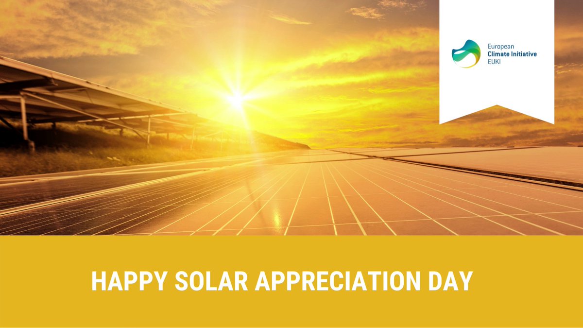 🌞🌍Happy #SolarAppreciationDay! 🌍🌞

Did you know that more #SolarEnergy hits the earth in one hour than all of humanity needs in one entire year?🤯

It's up to us to harness this power to create sustainable energy systems for our planet &amp; take #ClimateAction!