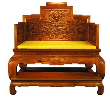 北京故宮皇帝的金絲楠寶座圖檔
Picture file of Jinsinan throne of the emperor of the Forbidden City in Beijing. ......The same material as this golden nanmu solid wood round table
