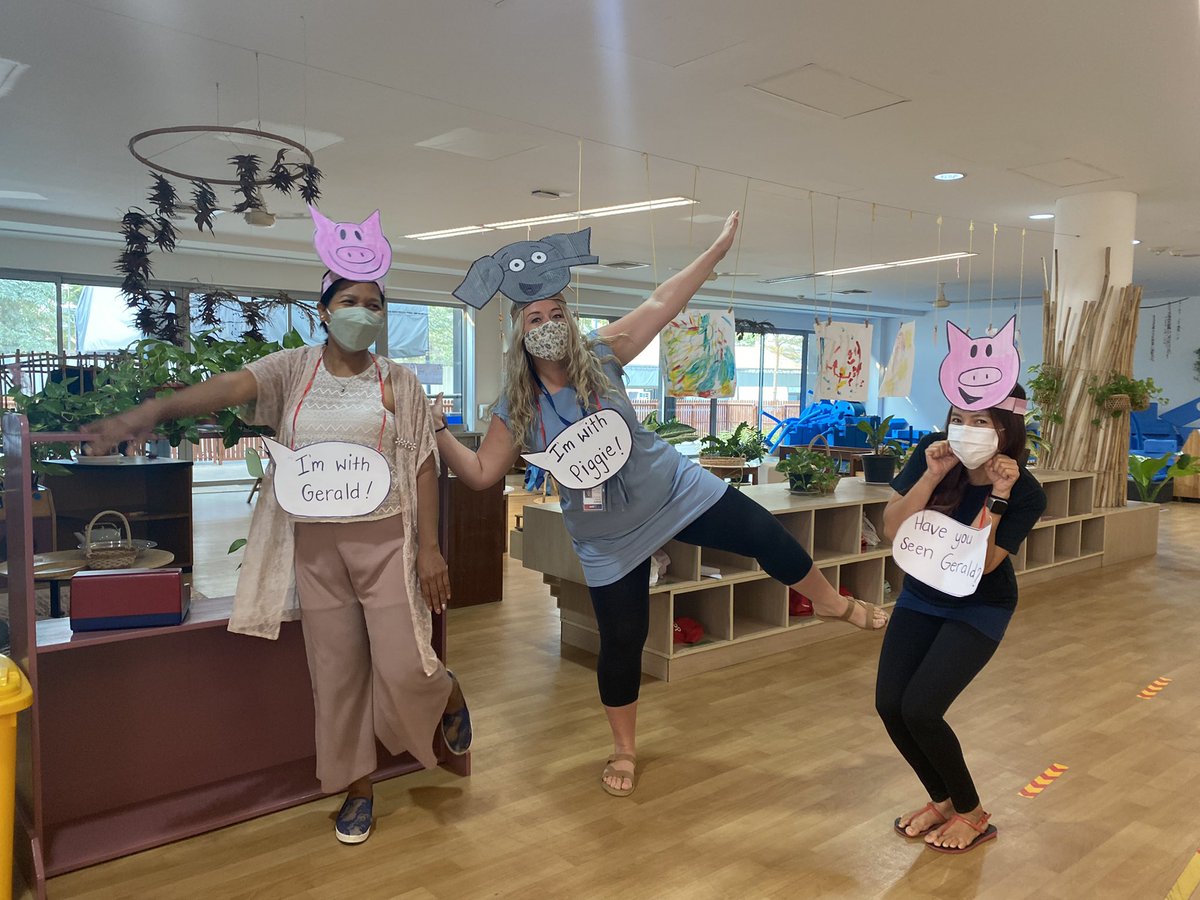 BonnieJensen4's tweet photo. Book character dress up day!! #isppreads #dressup #gerald #mowillems @ISPPCambodia https://t.co/dm0mPIvVHS