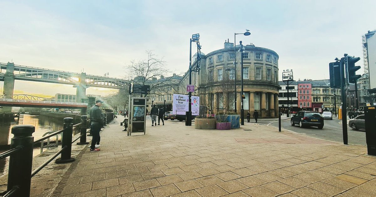 NorthumbriaOPCC's tweet photo. Another fab #Friday photo spot of our #FunWithoutFear campaign. No prizes for guessing where this one was seen the other day. Thanks to Sam who sent it in. I 💜the #NorthEast.
Let’s keep pushing the message of safer nights for women.
@RapeCrisisTN @northumbriapol https://t.co/l1jJIkxaXf