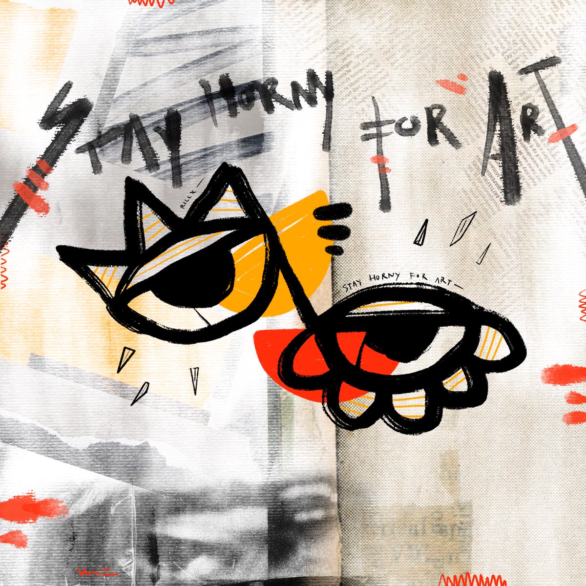 haaardr's tweet photo. Hello, this is a campaign i want to spread via NFT. Have fun friends.

"Stay horny for art" 🔥🔥🔥
1 tz  |  15 eds.

https://t.co/rByZsolcMg

RT means a lot
#tezos #nftcollector #NFTs #NFTCommunity #NFT #NFTCollection #NFTs #alterego https://t.co/rOcQ4E0UcO