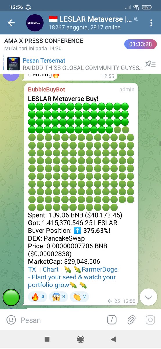 mulamahin's tweet photo. Dah dilirik whale guyss, siap siap to the moon #LeslarMetaverse #tenangdijagain https://t.co/q3OfmBvbZD