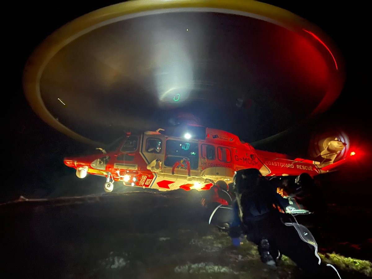 BraemarMRT's tweet photo. Team called out with @AberdeenMRT in 8 hour operation to rescue a male with leg injury near Loch Etchachan last night.
Amazing support from @MCA_media #rescue151
Best wishes to the casualty. https://t.co/m8cqD4vFED