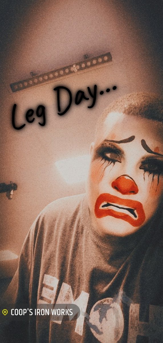 AaronTLatimer's tweet photo. A leg day I don't want to do at allโผ๏ธ #IAintPlaying #GotMetal https://t.co/MPewZzLgOk