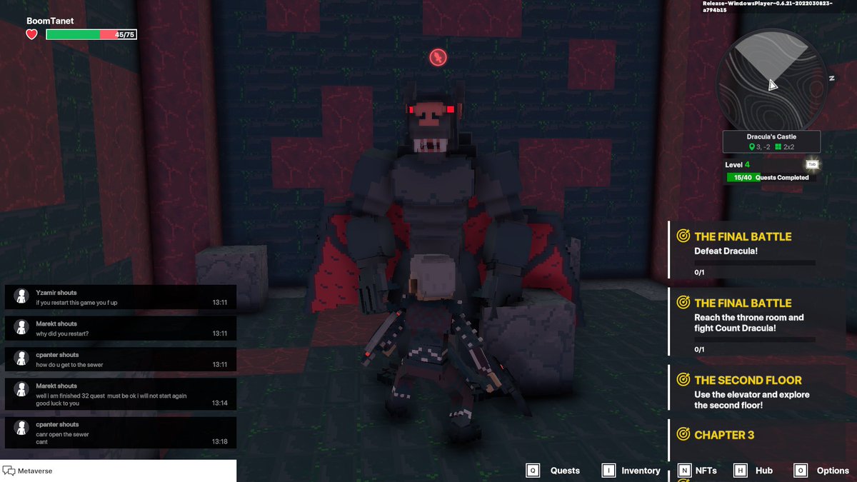 BoomTanetX's tweet photo. @TheSandboxGame I just participated in the daily #SandboxAlphaS2Contest for a chance to earn up to 1,000 $SAND! Starting March 10 - Show your love for Dracula. Check out my screenshot below! 👇 #SandboxAlphaS2 https://t.co/t4m3ZeRzy8