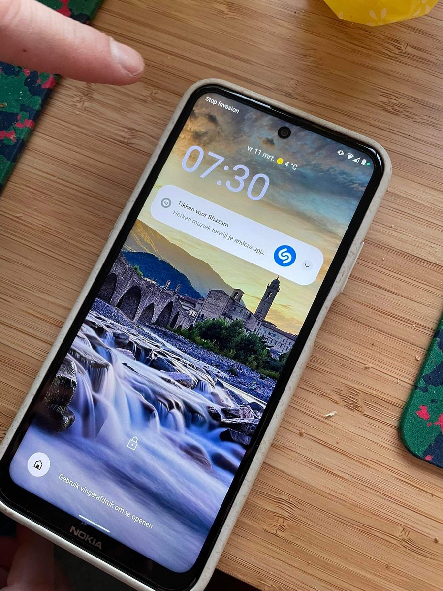 My <a href="/nokia/">Nokia</a> <a href="/Android/">Android</a> this morning 😮🙏🇺🇦 #StopInvasion #Ukraine