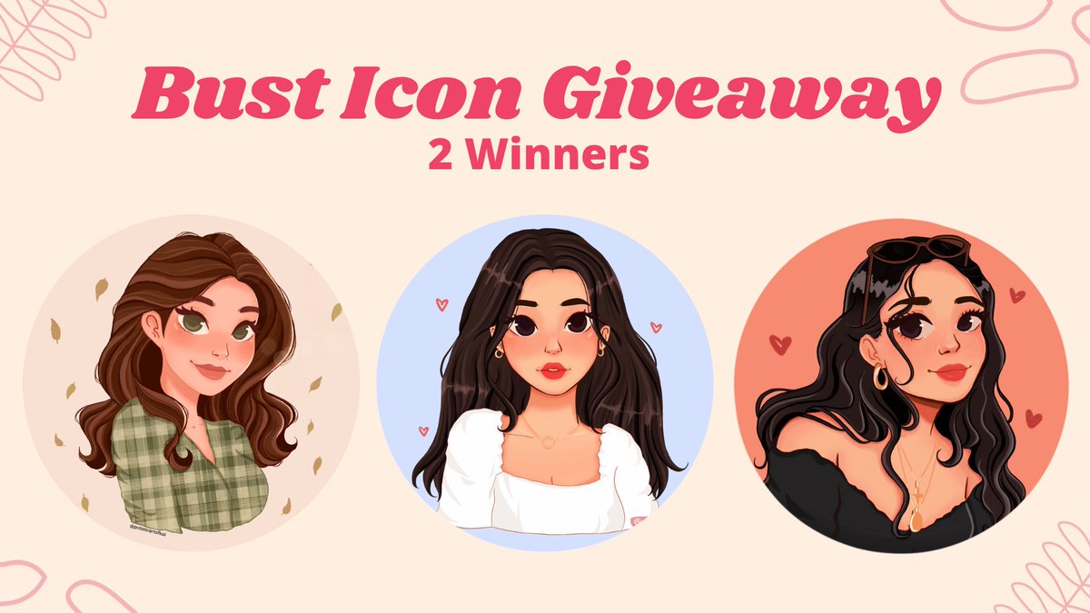 potatoartofkai's tweet photo. 🍒Bust Icon Giveaway🍒

ੈ✩‧₊˚ Rules ੈ✩‧₊˚
✨Must follow me
✨Like and retweet this post
✨(optional) Reply on this tweet for visibility

📌Ends on March 31, 2022

✎ My commissions also are open! 
https://t.co/sRzT9bmKFc https://t.co/6s0KIXjz3T