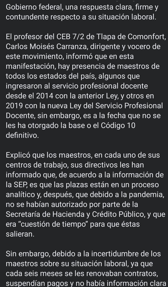 Gustavo20802340's tweet photo. Docentes Idóneos de Media Superior exigimos basificación y entrega de nombramientos definitivos #cumplimiento a  la #LGSCMM #CUMPLE_SEP  #MEDIASUPERIOREXISTE #BASIFICACIÓN @GobiernoMX @Hacienda_Mexico @lopezobrador_ https://t.co/82IwKKcFme