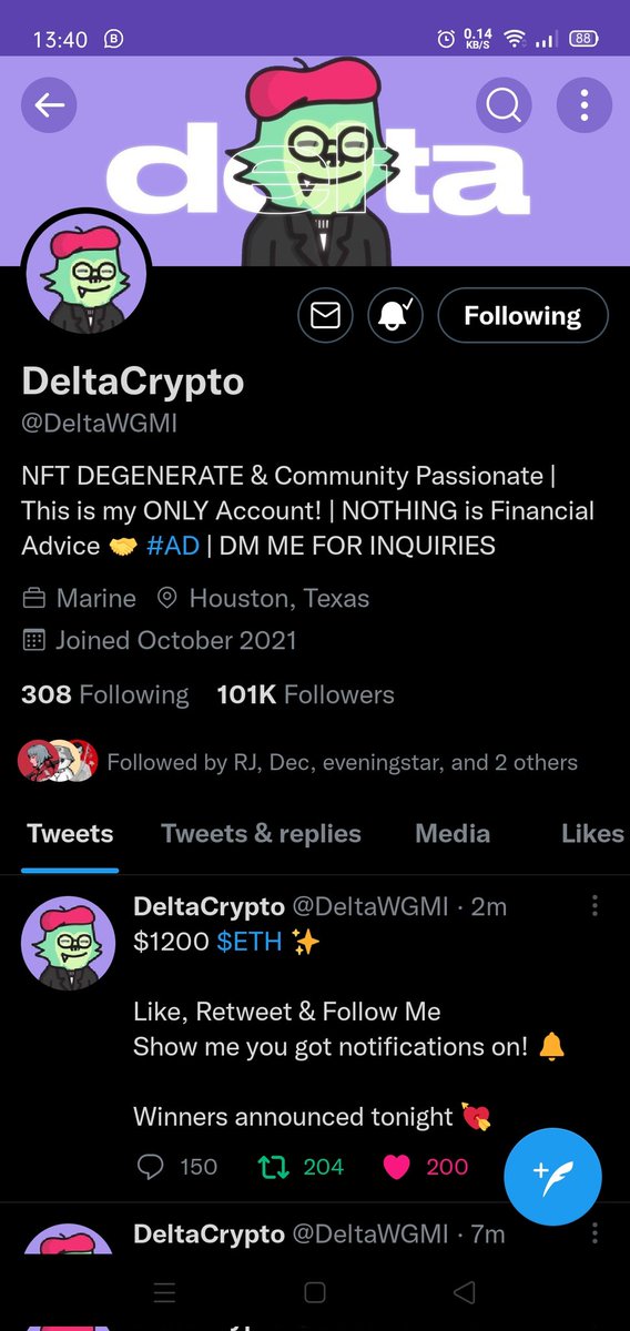 CThedyardi's tweet photo. @DeltaWGMI Done 🙂 https://t.co/RmQ0WjonLs