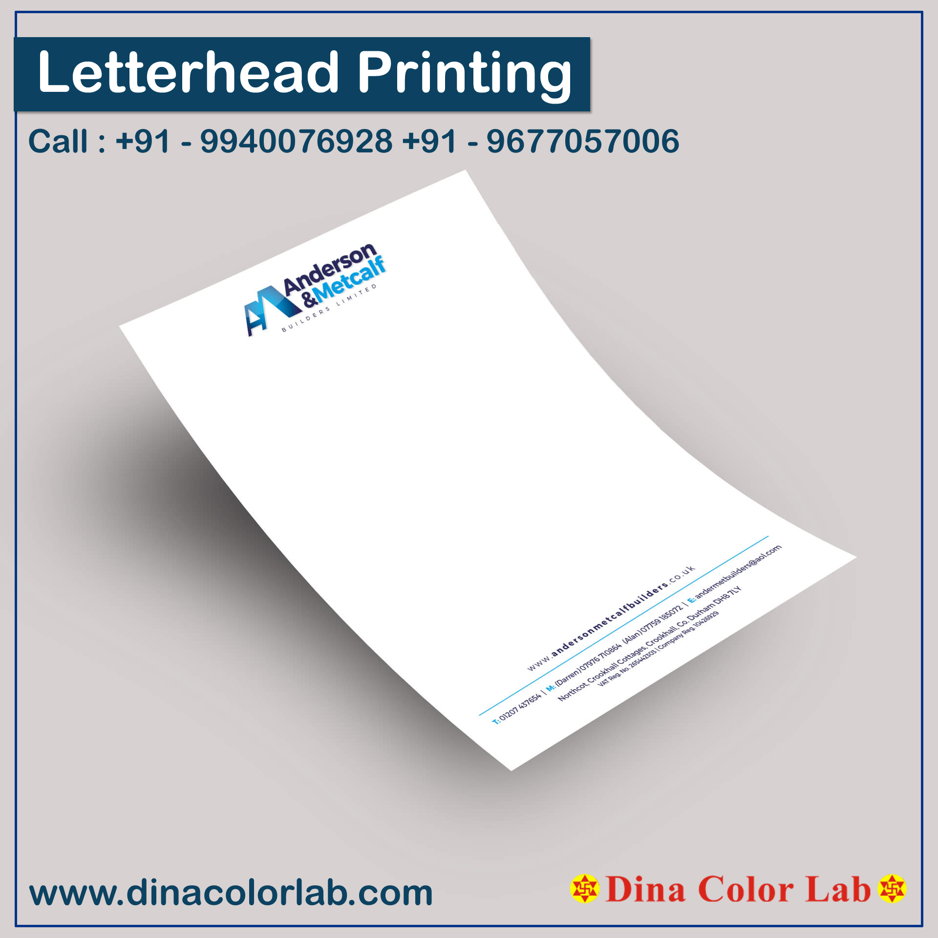 Letterhead Printing - Print Custom Letterheads for Your Business