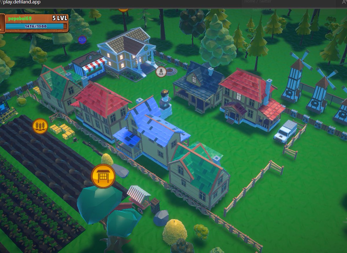 Cookiemanash's tweet image. 🚜Take a look at my beautiful village in DeFi Land. I'm about to win the #DeFiLandChallenge
👨‍🌾👩‍🌾My land address is: DGvLGkJ4MJm1YX6VUXpHRcdTLR7dFSmvpocWtjS7YWCd #DeFiLand

api.defiland.app/twitter-servic…