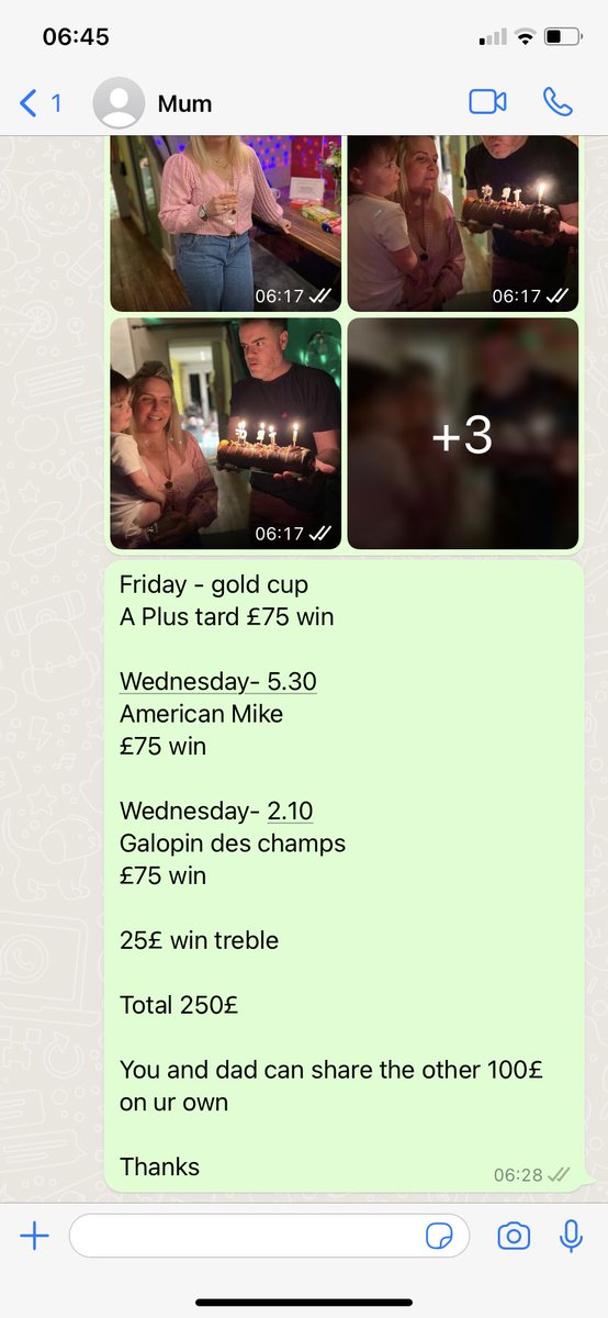 murphtips's tweet photo. Got the mother putting bets on #cheltenham #murphtips https://t.co/XjD08QitMo