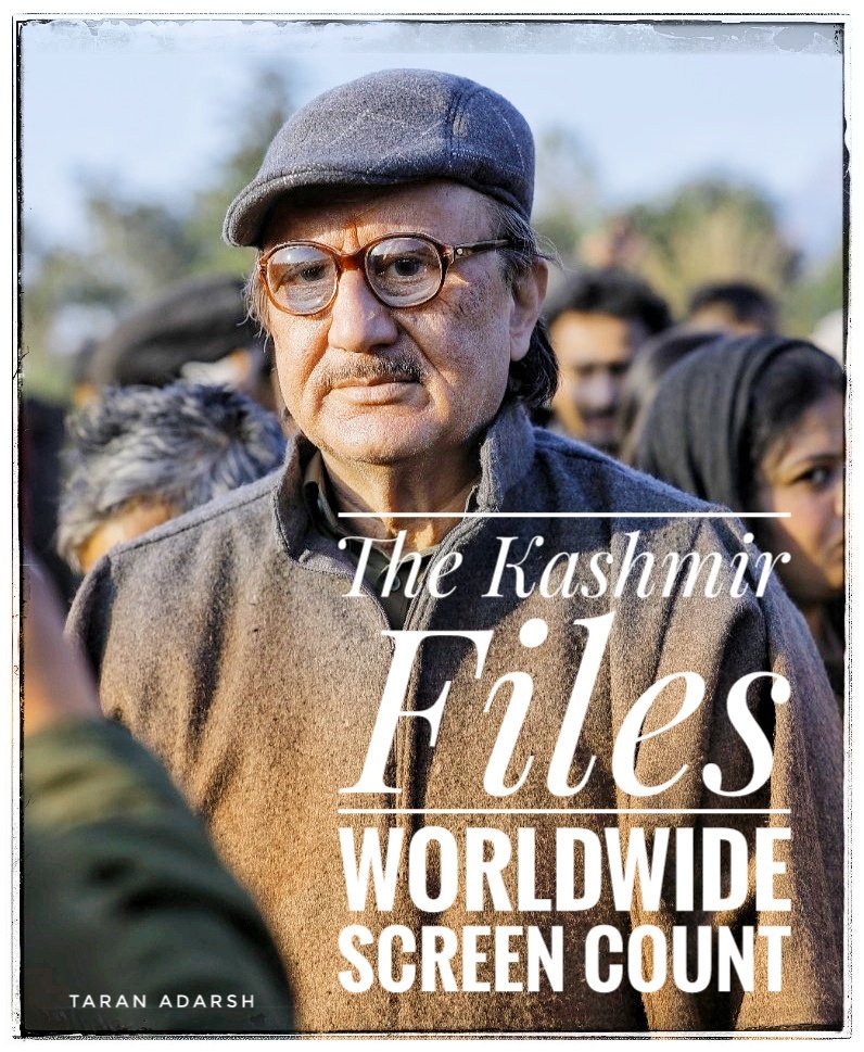 taran_adarsh's tweet photo. #TheKashmirFiles screen count...
⭐ #India: 561 *cinemas*
⭐ #Overseas: 113 *screens*
#Overseas *country-wise* details...
⭐ #USA: 60
⭐ #Canada: 1
⭐ #UK: 18
⭐ #Australia: 18
⭐ #Germany: 9
⭐ #SouthAfrica: 3
⭐ #Switzerland: 1
⭐ #Sweden: 1
⭐ #Belgium: 2 https://t.co/nOHl0qpwA6