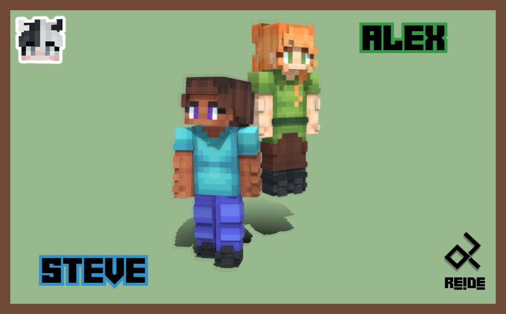 Reide_mcskin's tweet photo. SKIN FOR RETWEET AND LIKES!

If this post reach 15 likes and 8 retweets. I will give the png files of my version of Alex and Steve!

#steveandalex #minecraftskin #minecraft 
#likeandretweet https://t.co/hBE53MZHyO