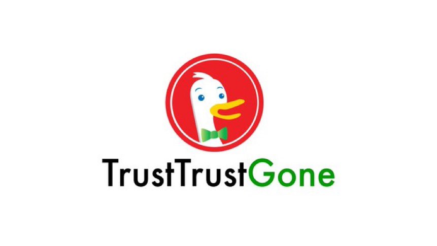 verolme's tweet photo. @yegg Bye Bye @DuckDuckGo &amp; @yegg https://t.co/SN3uJc9SEQ