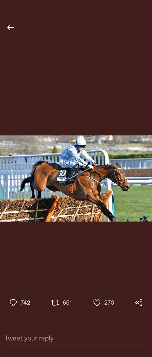 ryandownin's tweet photo. @RacingTV @CheltenhamRaces @UnibetRacing 🏇 https://t.co/e1XAQBHwRe