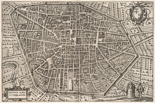 MapPornTweet's tweet photo. Franz Hogenberg &amp; Georg Braun - Bologna, #Italy (1588) https://t.co/82W1hSWwRh #MapPorn https://t.co/Ro1yf70HwR