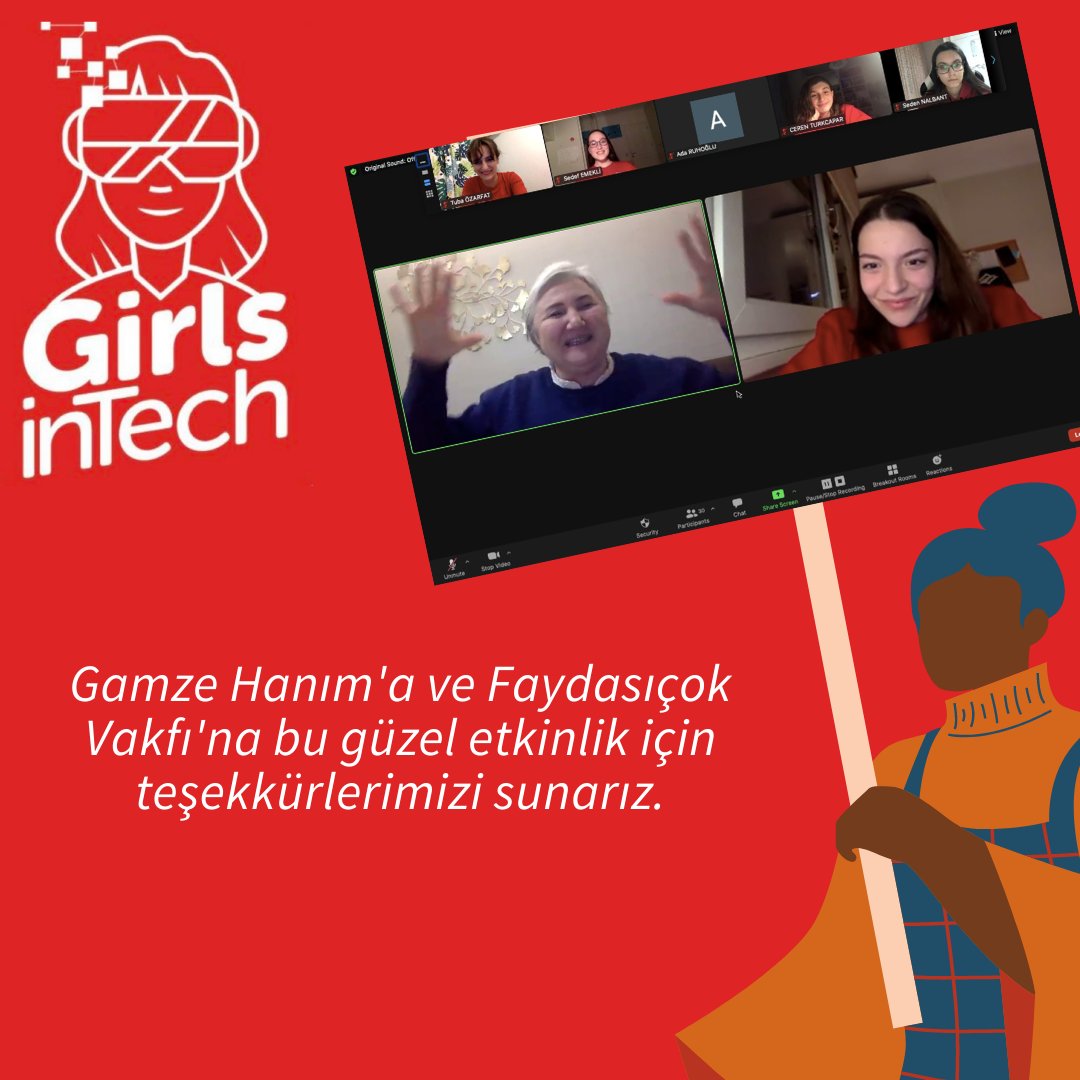 UAA Girls in Tech Kulübü olarak dün akşam Jarvis Yazılım’ın kurucu CEO’su Gamze Olgun Parıldamış ile 8 Mart Dünya Kadınlar Günü için bir araya geldik.
#uaagirlsintech #girlsintech #teknolojidekadin #girlsinstem #girlswhocode #womenintech #womeninstem #womenwhocode