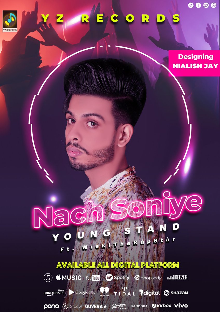 RecordYz's tweet photo. Singer/Lyrics/Composer : @real_youngstand ft Wiski 
Rap/RapLyrics : Wiski
Music &amp; Video : @Danialaudios
Label : @RecordYz

Link: 👇
https://t.co/EMIk9VxU7H

#YoungStand #NachSoniye #YoungStandArmy #YZRECORDS #TeamYZRECORDS #danialsohailds #AashiqAwaaraEP #dsmusicfactory https://t.co/XBhLEfhagz