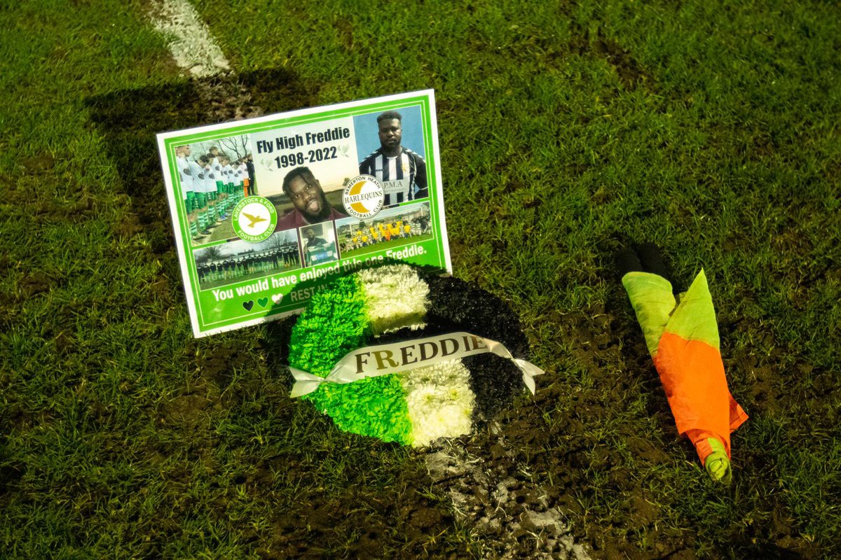 Some pre match pics from last nights u23 league fixture . ‘A game fit for Fred’ 
💚🤍🖤 #FJF
<a href="/BemmyU23/">Bemerton Heath Harlequins U23</a>