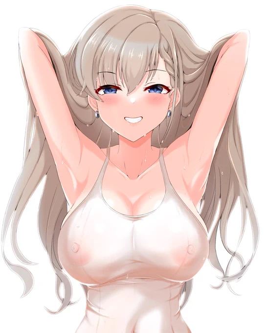 箱にあった白スク差分 