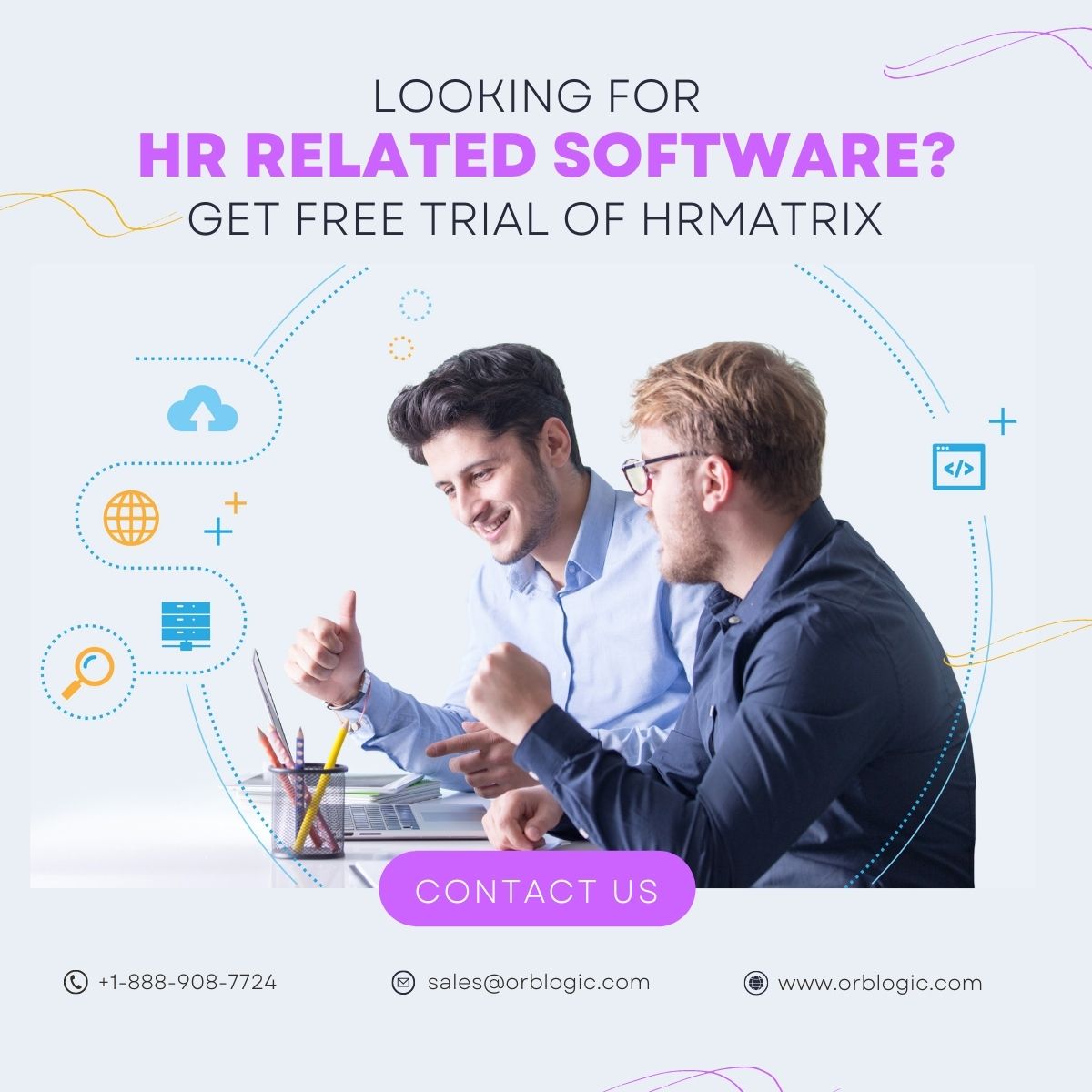You need #HR related software that offers you different HRM modules and makes your job easier. So, Don't waste your time and visit orblogic.com

#HRMatrix- The Best #HRM Online #Tool available for any size of #Business and #Startup