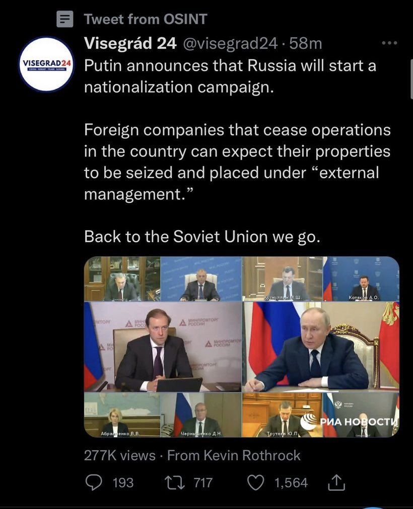 AaronHolker's tweet photo. Russia being Russia!  #Ukriane #UkraineWar #UkraineRussiaWar https://t.co/0b8CYMTAQx