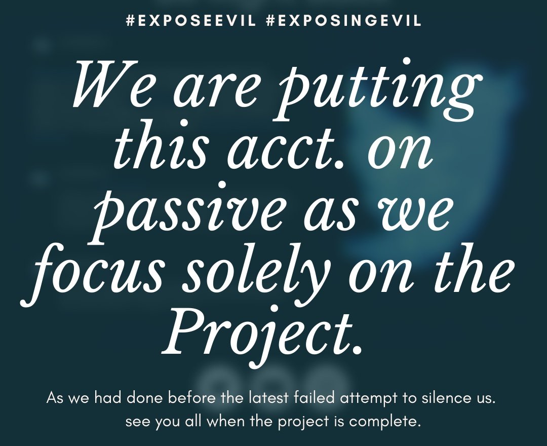 CarsAndCases's tweet photo. 📌 Hopefully the guilty will come clean or self-delete entirely before the project ends, but make no mistake today's attack only exposed more evil people &amp; gave us more reason to finish this project. See you all in a while. #truecrime #netsec #cybersecurity #OSINT #BlackHat https://t.co/W626A5OJON