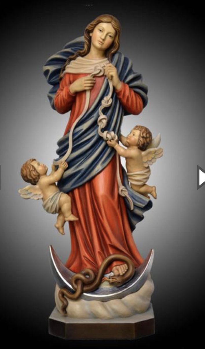 Cittacattolica's tweet photo. #Pontifex #HelpMary #Jesus Mary untying the knots https://t.co/s5yPPo1bV4 https://t.co/NMMtDaADMx