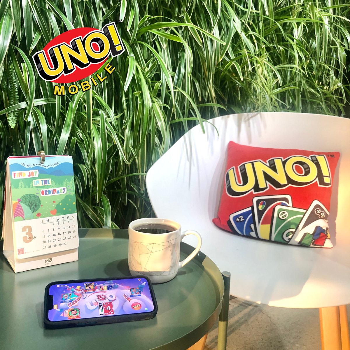 UNOMobileGame's tweet photo. Who is ready for a fresh, hand-roasted coffee with UNO! Mobile this #Friday? โ๏ธWe are!โฃ ๐
#UNOStyle https://t.co/Ta1EgJ1ml9