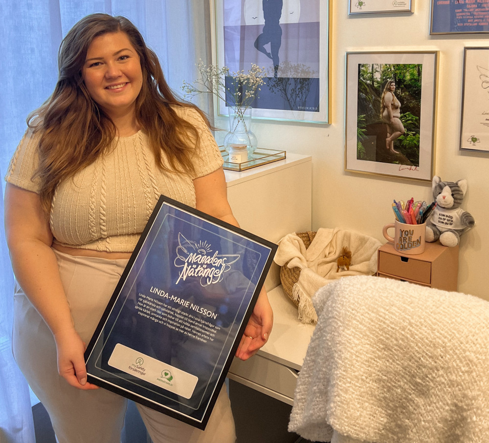 Linda-Marie Nilsson är Månadens Nätängel februari 2022 mynewsdesk.com/se/mysafety/pr…