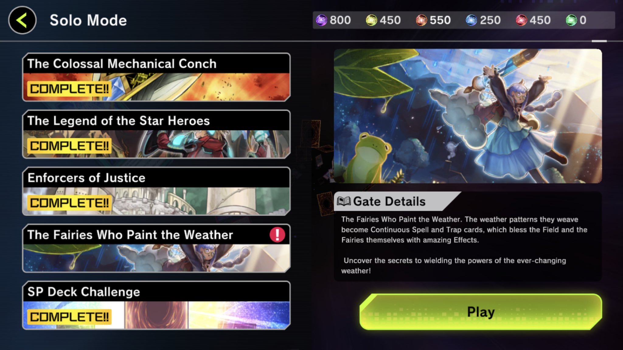 Yu Gi Oh Master Duel Guide New Solo Mode The Fairies Who Paint The Weather Experience The Story Of The Weather Painter And Grab Yourself An Extra 0 Gems Along The Way