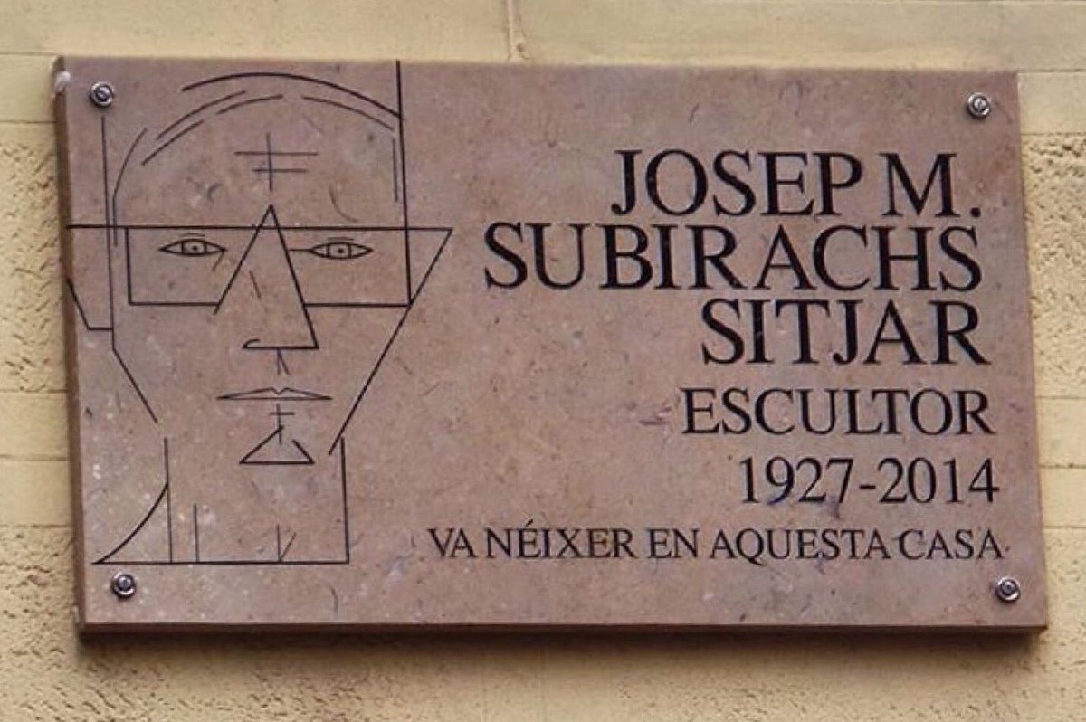 L'11 de març de 1927, avui fa 95 anys, va néixer Josep M. Subirachs al barri del Poblenou de Barcelona. Una placa indica la casa on va néixer, al carrer de Pere IV, 195. A pocs metres, podeu visitar l'Espai Subirachs (c. Batista, 6). Us hi esperem! <a href="/Bcn_SantMarti/">Districte de Sant Martí</a> <a href="/entitatspoble9/">Entitats Poblenou</a>