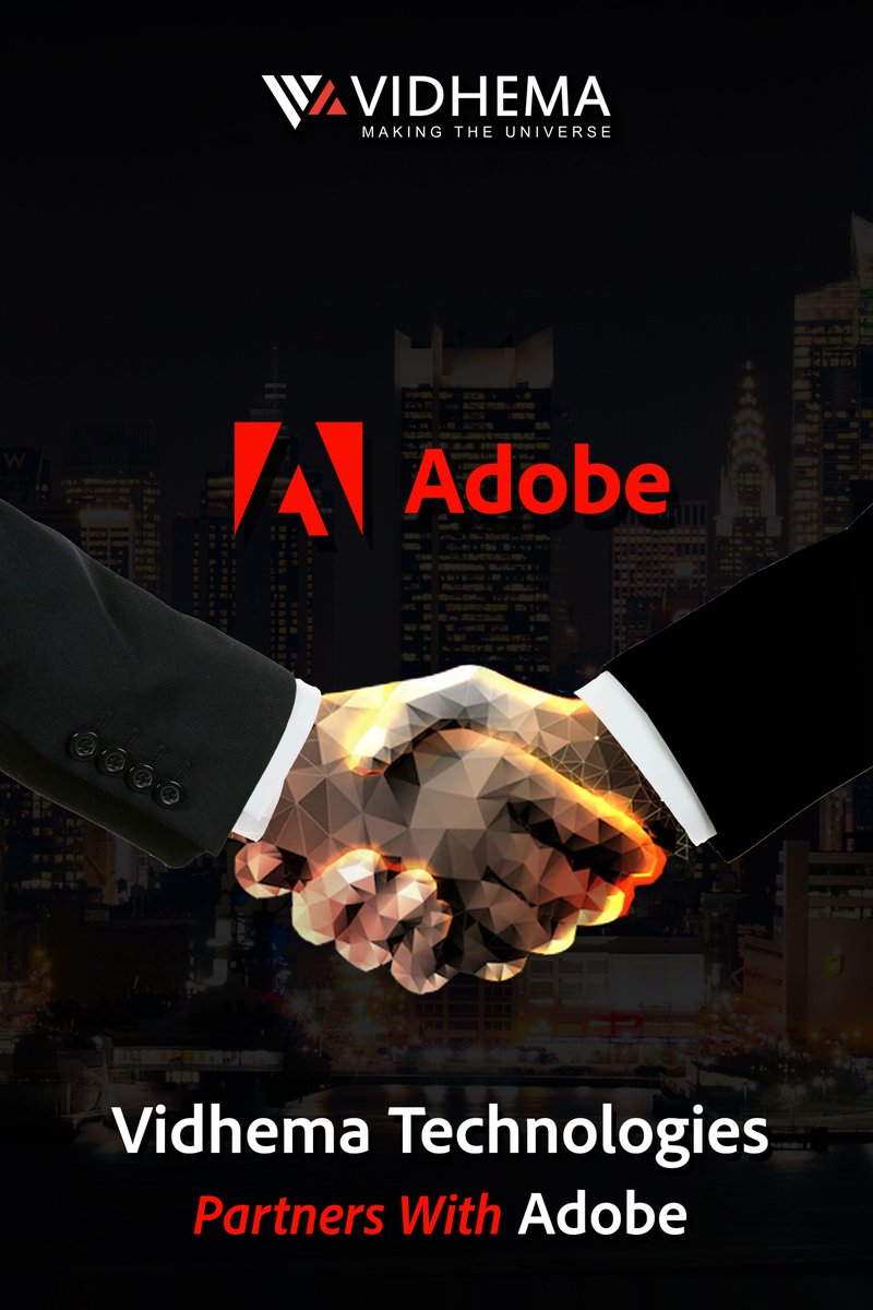 Vidhema1's tweet image. As we are now officially an #adobesolutionpartner we provide adroit services to our clients with expertise in #magento. We feel honored to express our happiness to Vikrant Shukla for his support. We would like to show our gratitude to team #vidhema for their work.
#adobepartners