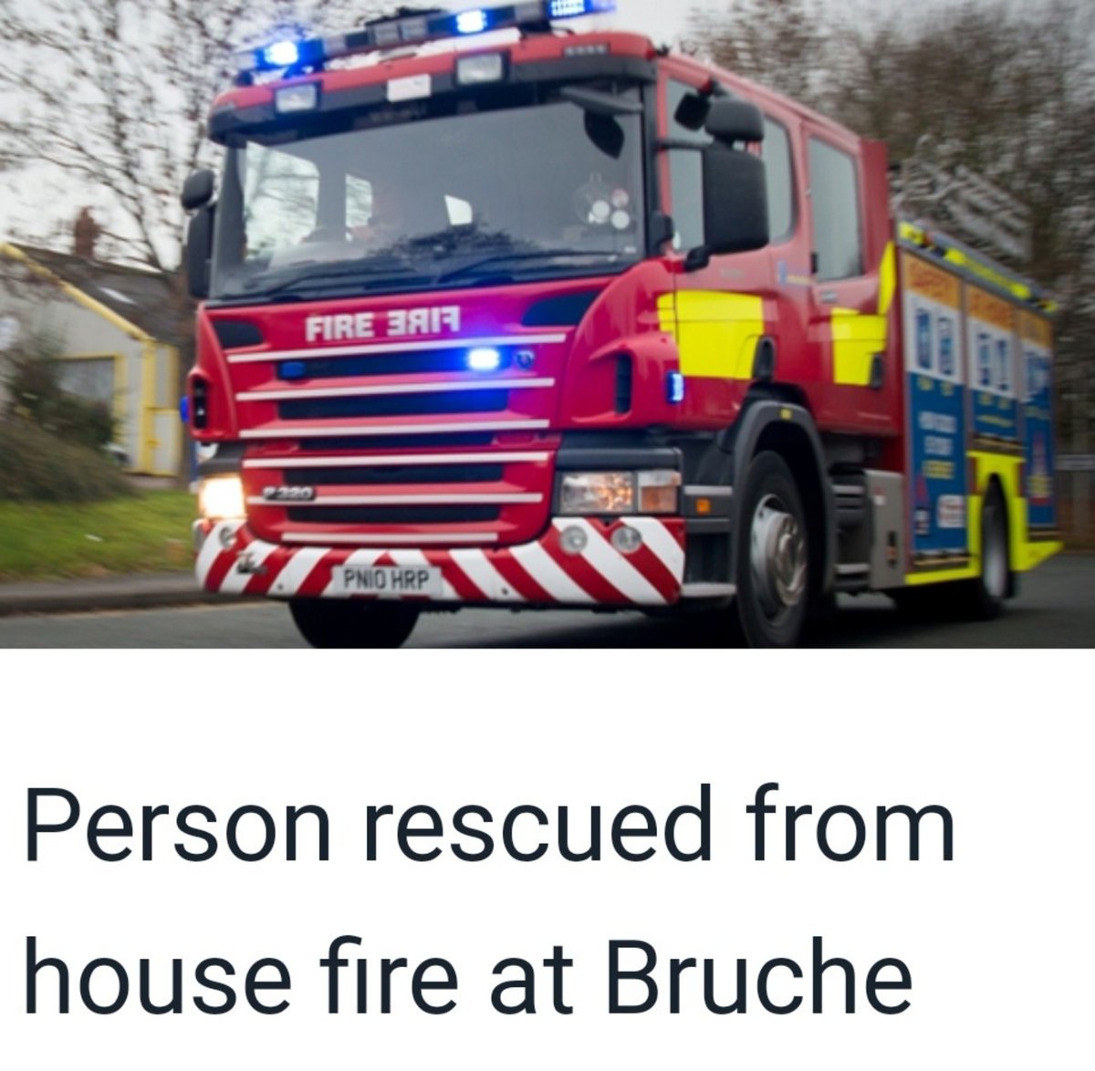 Cheshire Fire On-Call Support Crew Managers tweet media