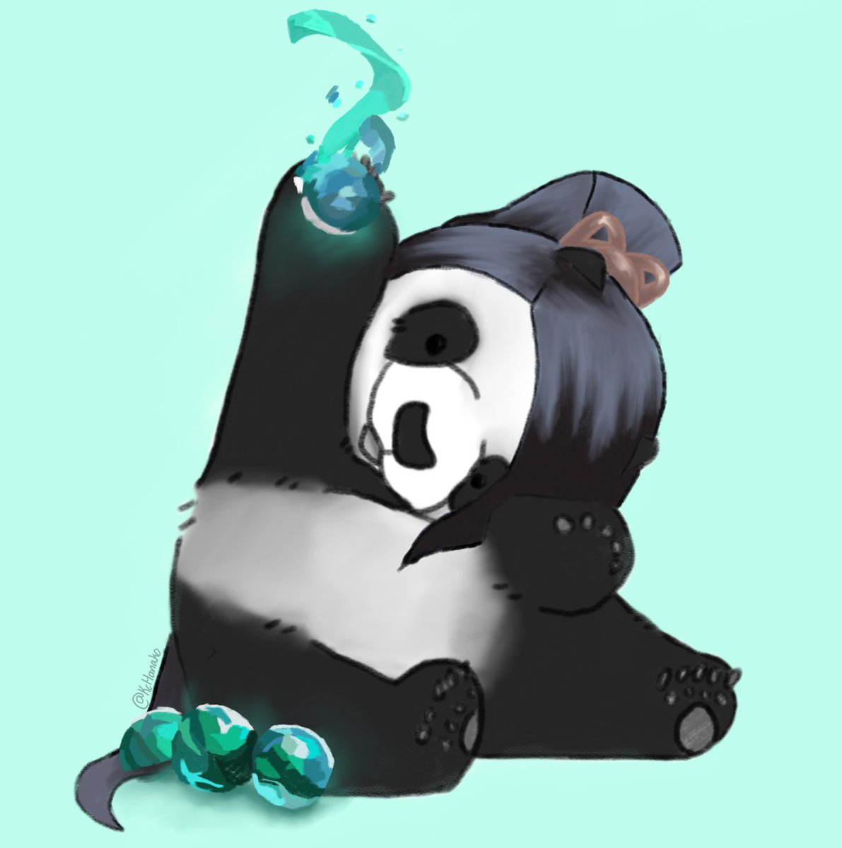 KcHanakoo's tweet photo. sAge REviVe mE sAgE 
sage x panda

#ValorantArt #VALORANTfanart #VALORANT #sage #panda https://t.co/QHK62JpJnT