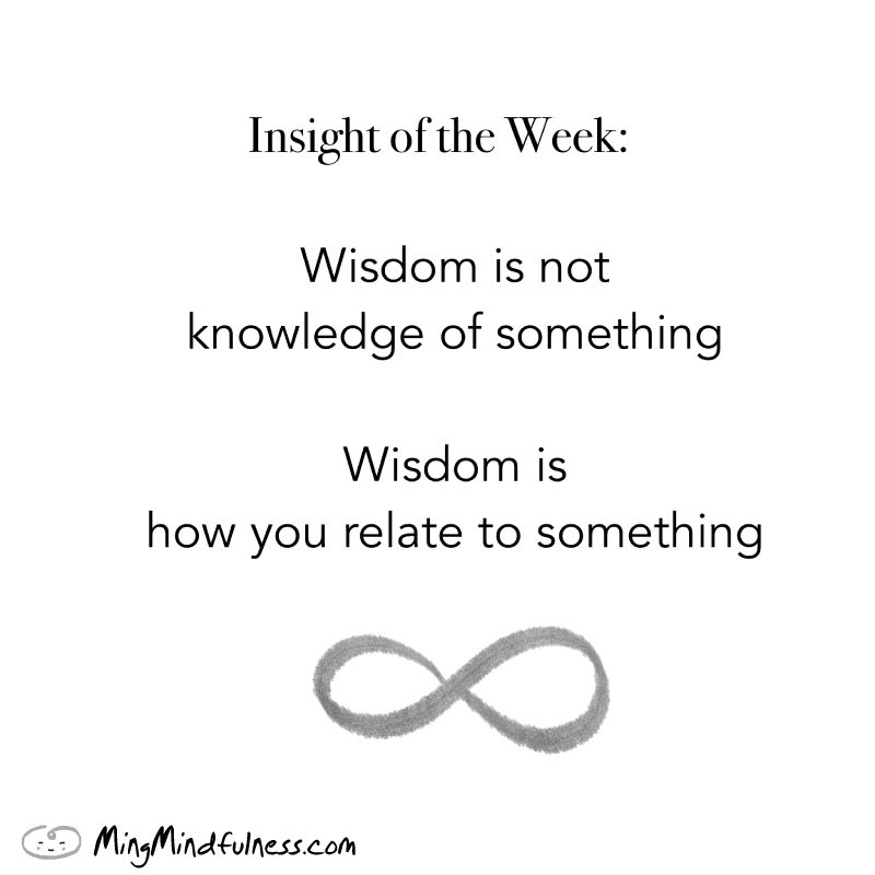 loi_jace's tweet photo. Insight of the Week:
Wisdom is not knowledge of something.
Wisdom is how you relate to something.
#wisdom #notknowledge #mind #innerwisdom #wisdom #mindfulness #mingmindfulness #mindfulnessSg https://t.co/70ZTAwpa6r