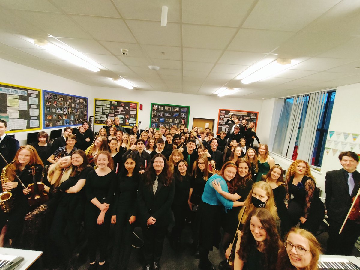 MusicCHS's tweet photo. What a great gang! #CompanyCHS ... It's a wrap... 
and a fantastic achievement. #candomusic https://t.co/LQ80Pyw8cW