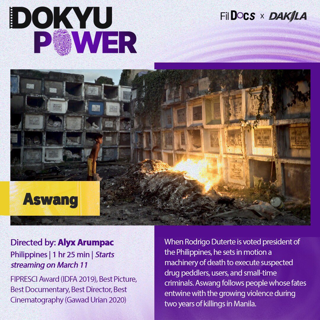DaangDokyu's tweet photo. Aswang by Alyx Ayn G. Arumpac
Streaming now for free at:
https://t.co/7uM7A8YRY9
#DokyuPower #KwentoNatinTo #fildocs #dakila https://t.co/6h51hulDlo